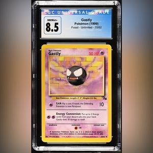 Gastly Pokémon (1999) fossil-unlimited-33/62